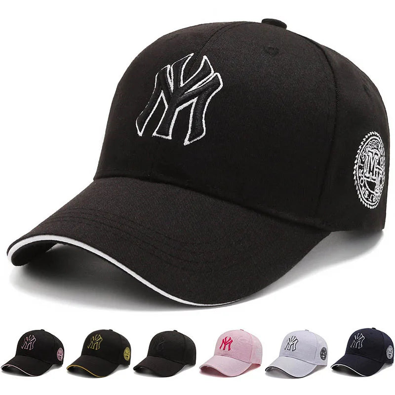 Fashion Letters Embroidery Baseball Caps for Women Men Snapback Hip Hop Hats Female Male Spring Summer Adjustable Trendy Sun Hat